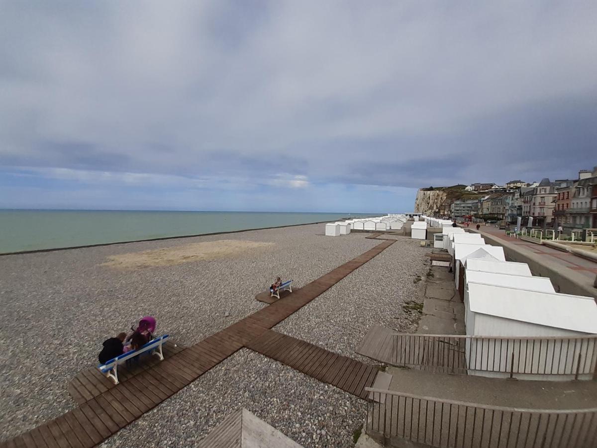 Studio lumineux 50 m de la plage Mers-les-Bains Extérieur photo